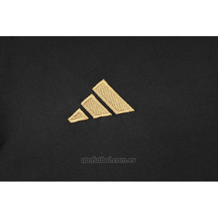 Chandal del Real Madrid Manga Corta 2024-2025 Negro - Pantalon Corto